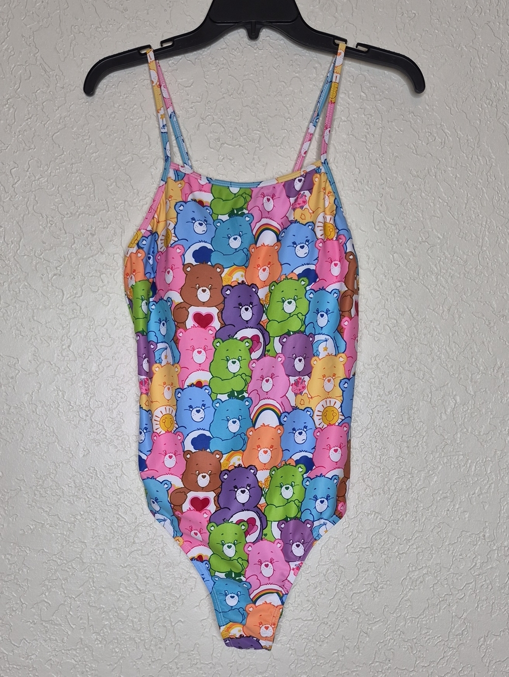 Multicolored‎ Care Bear One Piece Swimsuit Size XL
